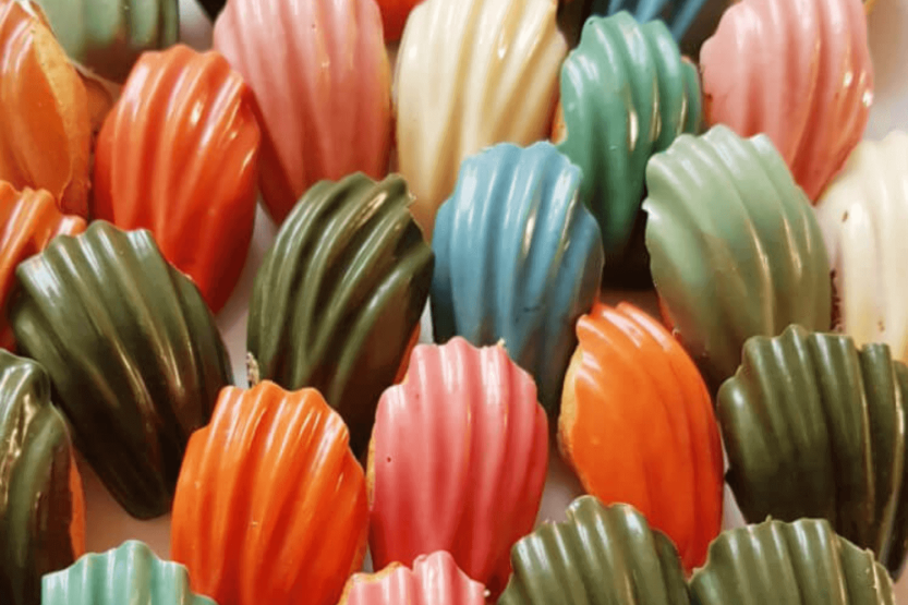 Form für 30 Mini Madeleines De Buyer Moul'flex 1994.01 aus Silikon