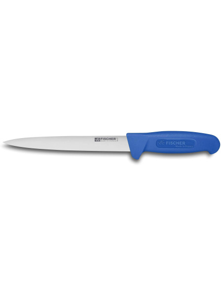 20cm Bargoin flexibel schilmesje met blauw handvat