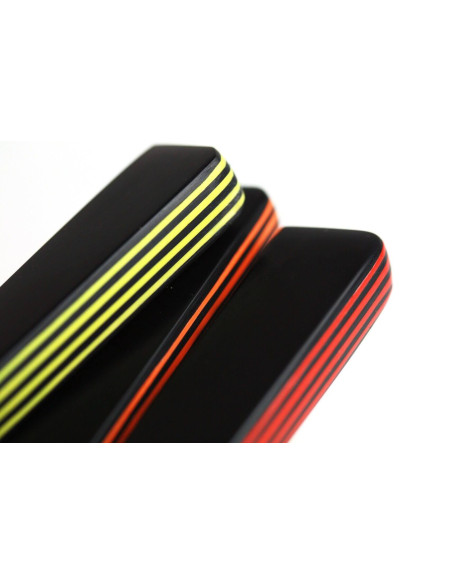 GÜDE Faca de mesa universal 10cm micro-serrilhada cabo preto/amarelo