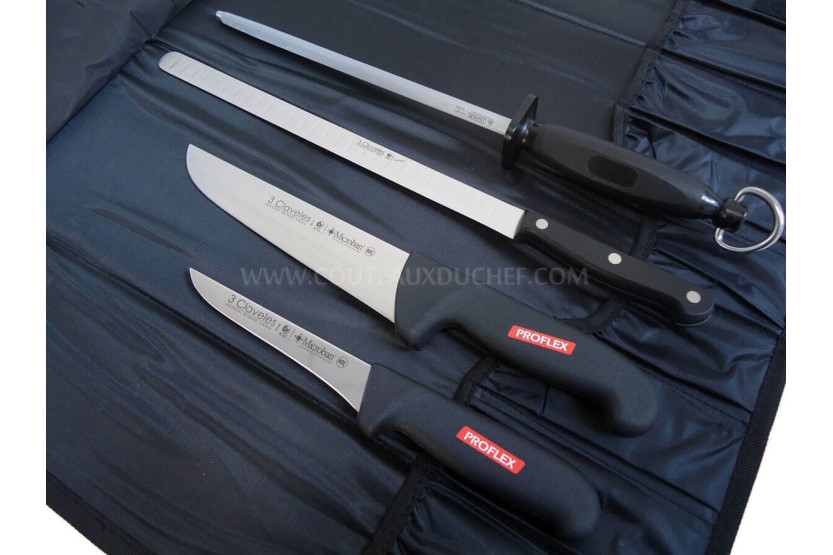 Kit profissional de corte de fiambre 3 Claveles