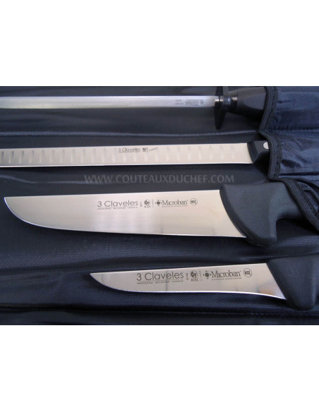 Kit profissional de corte de fiambre 3 Claveles