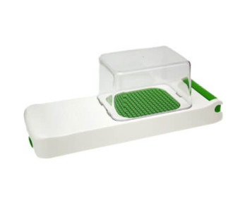 Affettaverdure ALLIGATOR, taglio 5 mm + vassoio di sgocciolamento