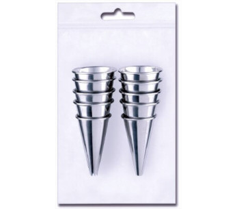 Set of 10 BARGOIN stainless steel sockets