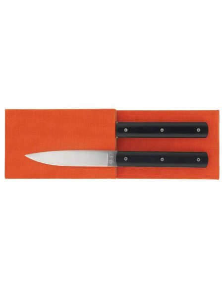 Presentask 2 Perceval 9.47 bordsknivar 10cm blad svart polyacetalhandtag