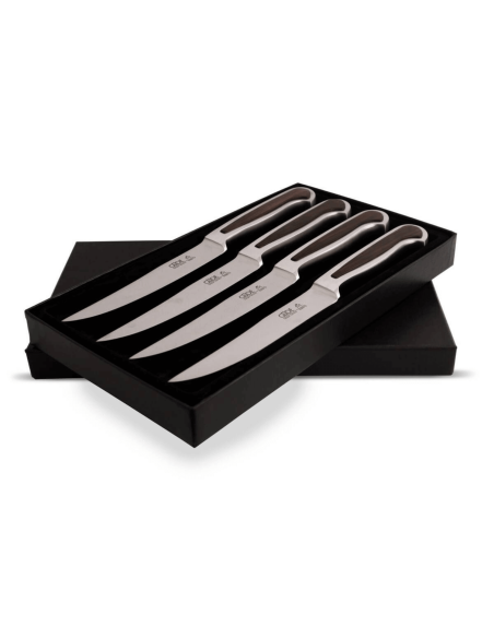 Set of 4 Güde Delta 4-D380/12 steak knives in forged steel 12cm blade
