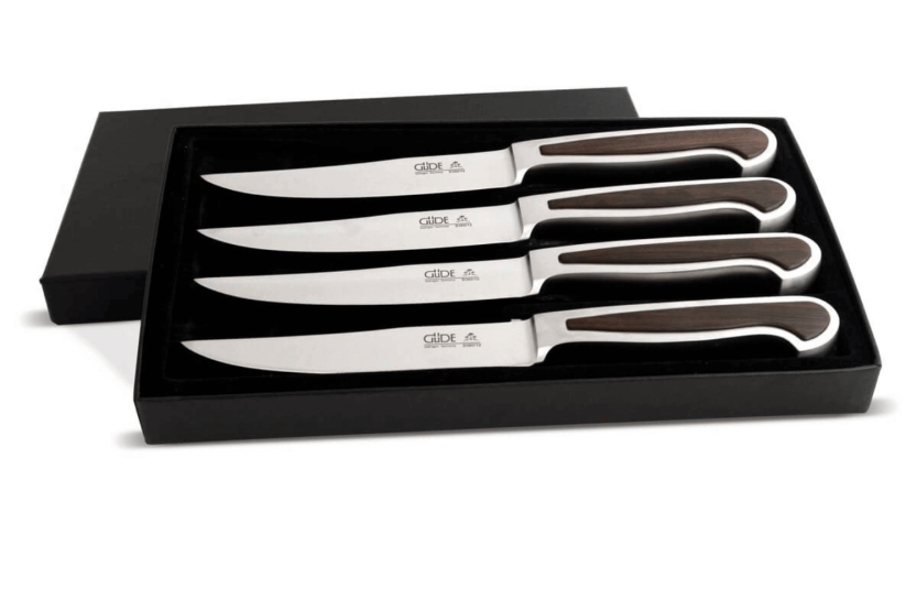 Set of 4 Güde Delta 4-D380/12 steak knives in forged steel 12cm blade
