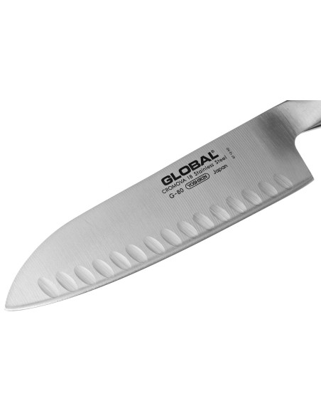 santokumesser Global G80 mit 18cm mit Kullen