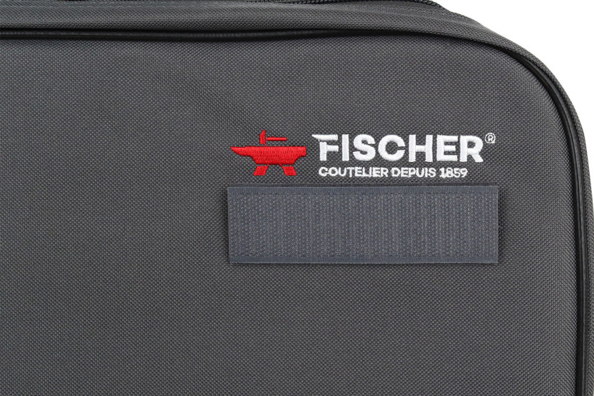Fischer empty grey case for 16 kitchen knives and utensils