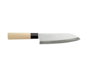 Faca japonesa Santoku Sekiryu com 16,5 cm de lâmina