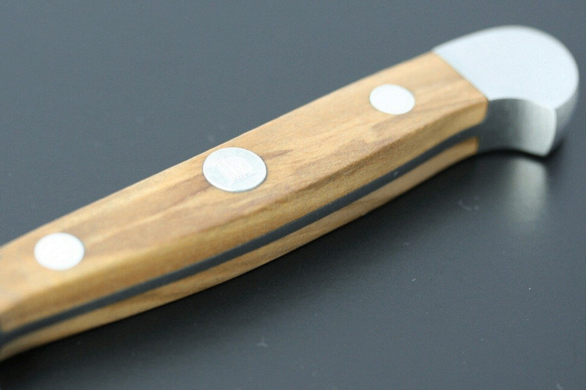 Coltello da intaglio in acciaio forgiato Güde Alpha Olive 16 cm
