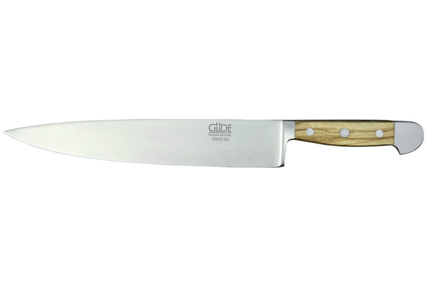 Faca de cozinha em aço forjado Güde Alpha Olive 26cm