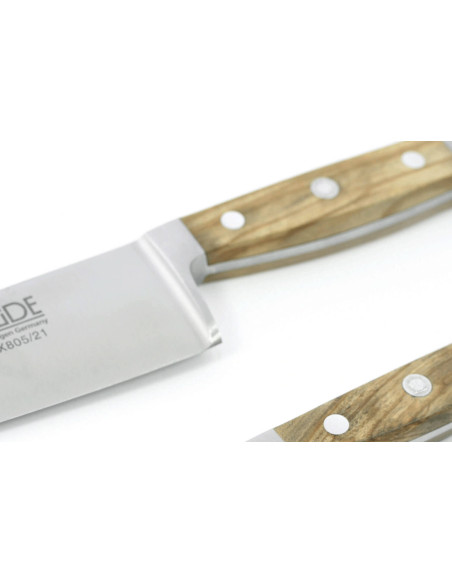 Güde Alpha Olive 21cm chef ' s knife in forged steel