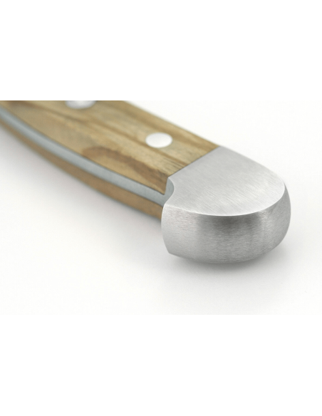 Güde Alpha Olive 18 cm con fossette coltello santoku in acciaio forgiato