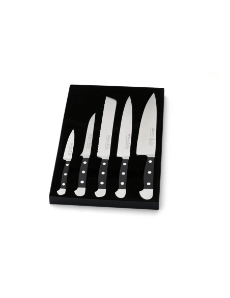 Güde Alpha 5-knife set in forged steel