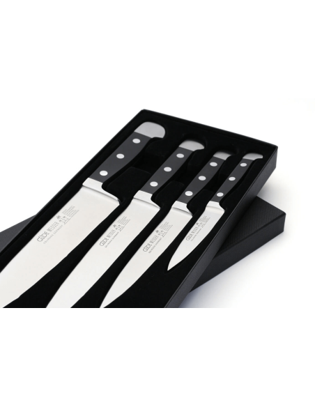 Set of 4 Güde Alpha forged steel knives