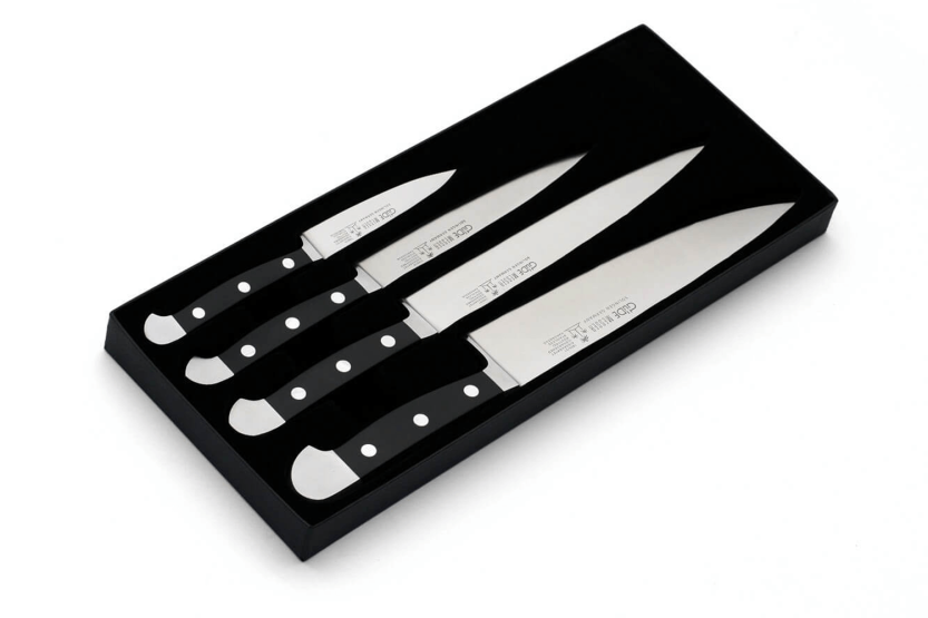 Set of 4 Güde Alpha forged steel knives
