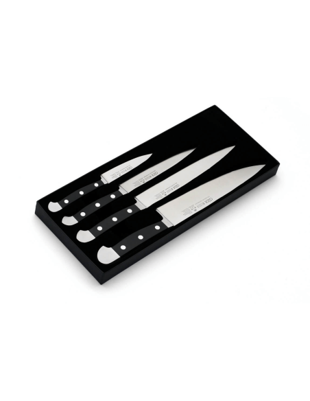 Set of 4 Güde Alpha forged steel knives