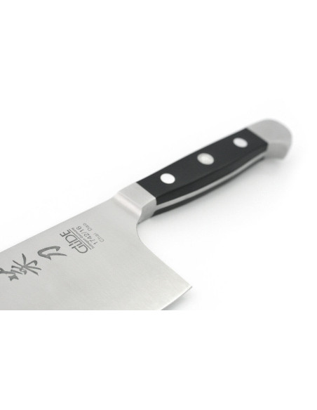 Faca de chef chinesa Güde Alpha 16cm em aço forjado