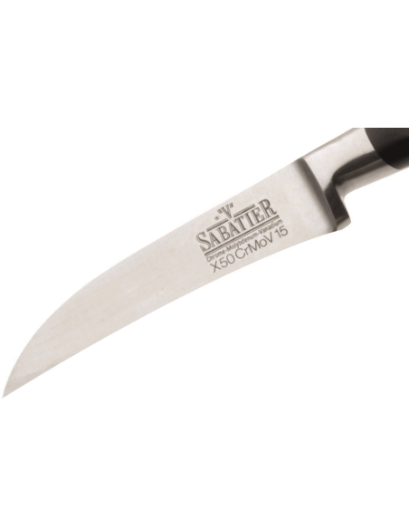 Linnun nokka veitsi V. Sabatier 8.5cm ruostumattomasta teräksestä terä ABS kahva