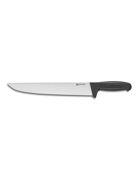 Fischer HACCP professioneel slagersmes 30cm zwart handvat