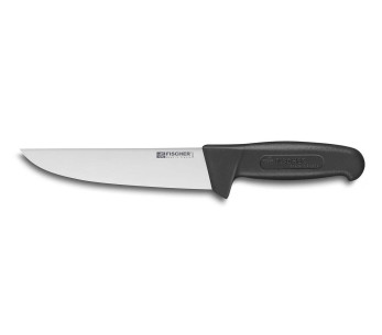 Faca de talhante profissional Fischer HACCP 17cm cabo preto