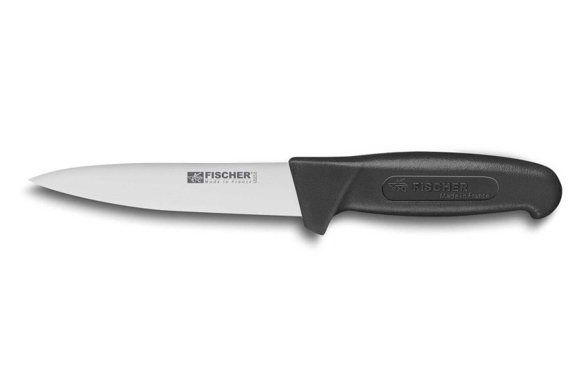 Fischer HACCP professionel afblødningskniv 14 cm sort skaft