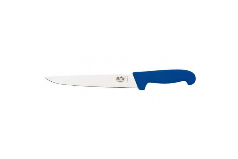 Victorinox blödnings-/skärkniv, blått fibroxhandtag, 20 cm blad av rostfritt stål