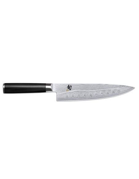 Kai Shun Klassiek damascus koksmes 20cm met granton lemmet