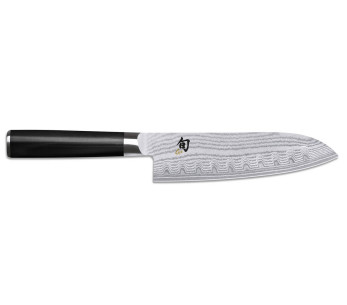 Kai Shun Classic damaskus santokukukniv 18 cm med granton-eggblad