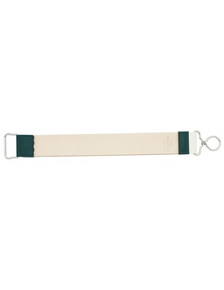 HEROLD barberhøvelrem i skinn 1 stoffside, 1 skinnside 35 cm