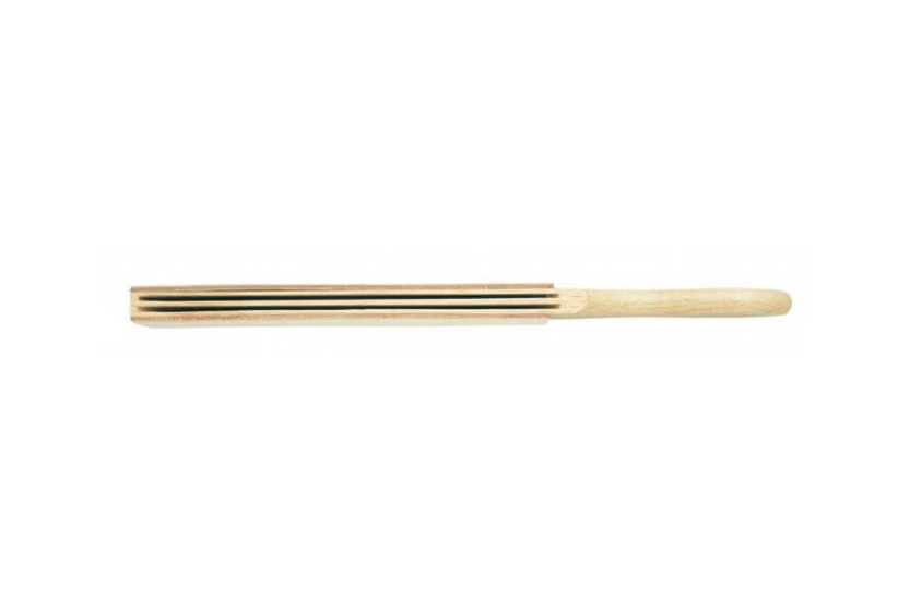 HEROLD barberkniv læder 2 sider skind 32 cm