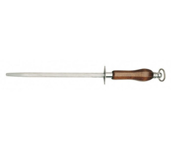 FISCHER slagersmes 30cm rond bit gelakt houten handvat
