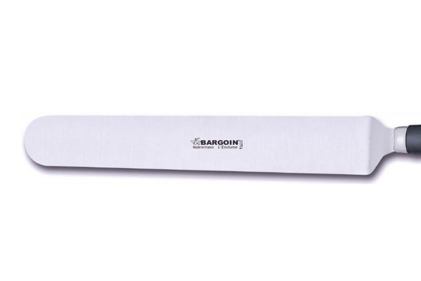 Ammattilaiskulmaraastin Bargoin 247-29F ruostumatonta terästä 29cm polypropeenikahva