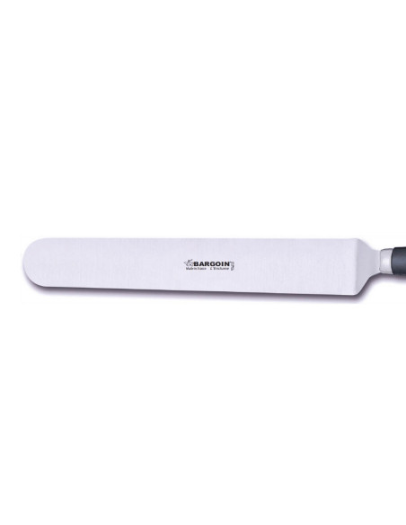 Spatola angolata professionale Bargoin 247-29F in acciaio inox manico in polipropilene da 29 cm