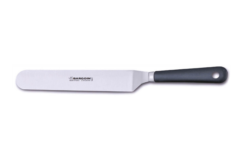 Espátula angular profissional Bargoin 247-20F cabo de polipropileno em aço inoxidável 20cm