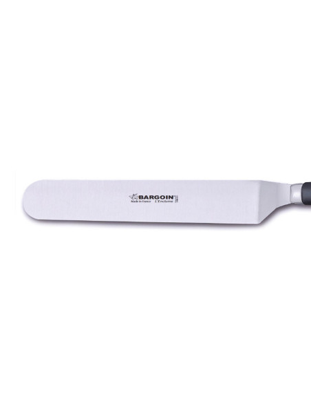 Profesjonell vinklet slikkepott Bargoin 247-20F i rustfritt stål med polypropylenhåndtak 20 cm