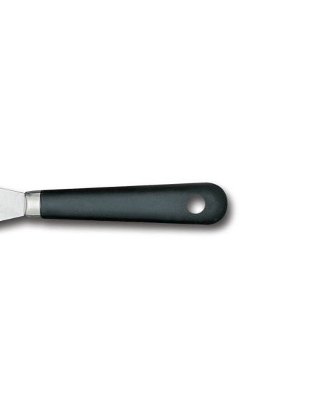 Espátula de pastelero profesional Bargoin 248-14F de acero inoxidable 14cm con mango de polipropileno