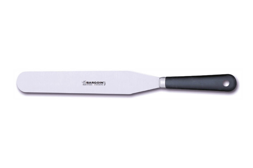 Professionele gebakspatel Bargoin 248-26F roestvrij staal polypropyleen handvat 26cm