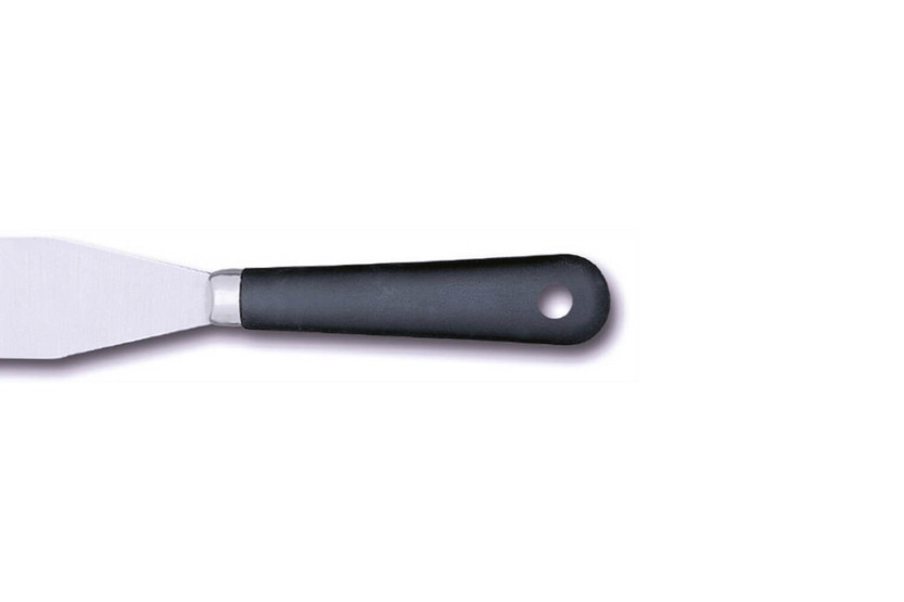 Professionele gebakspatel Bargoin 248-26F roestvrij staal polypropyleen handvat 26cm
