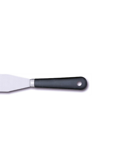 Bargoin 248-26F espátula para pastelaria profissional em aço inoxidável com cabo em polipropileno 26cm