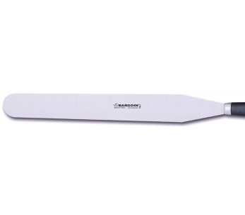Spatola professionale per pasticceria Bargoin 248-40F acciaio inox manico in polipropilene 40 cm 2