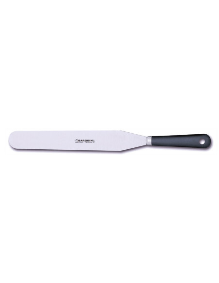 Professionele gebakspatel Bargoin 248-30F roestvrij staal polypropyleen handvat 30cm
