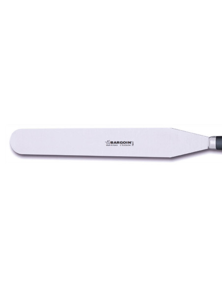 Professional pastry spatula Bargoin 248-30F stainless steel polypropylene handle 30cm