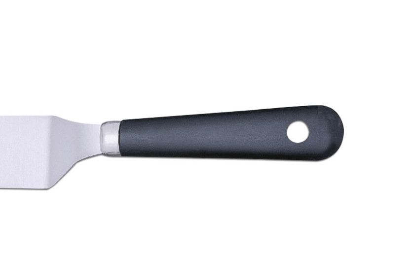 Spatola angolata professionale Bargoin 247-24F manico in acciaio inox e polipropilene 24 cm