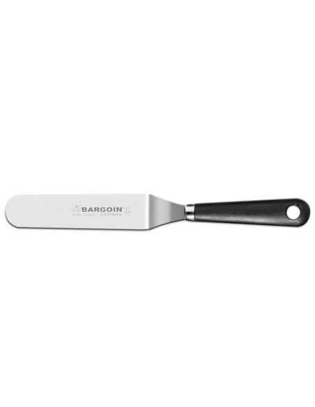 Professional angled spatula Bargoin 247-15F polypropylene handle 15cm