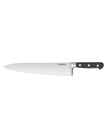 Cuchillo de cocinero Bargoin 30cm mango negro