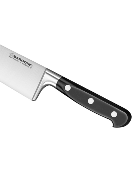 Faca de chefe Bargoin 26cm cabo preto