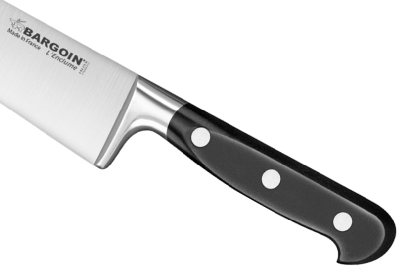 Bargoin koksmes 20cm zwart handvat