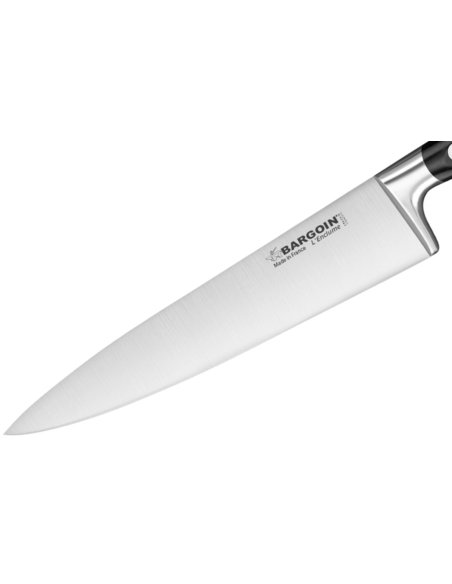 Cuchillo de cocinero Bargoin 20cm mango negro