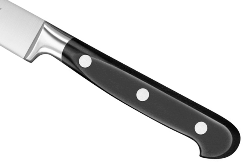 Cuchillo de pelar Bargoin 10cm mango negro